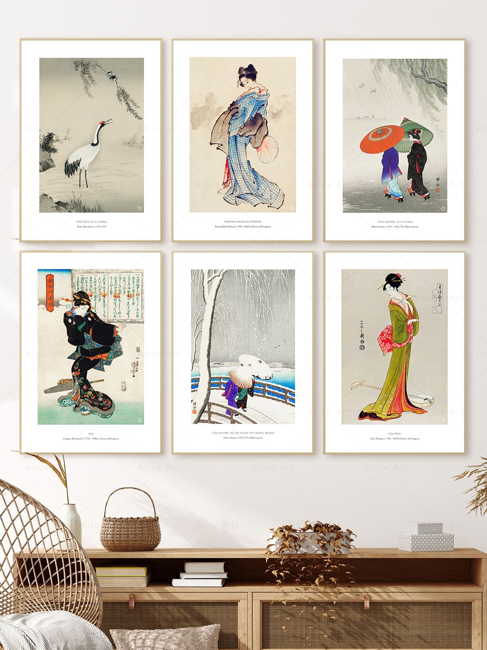 Quadro su tela in stile giappo - Japanese Women Lifestyle recensione e prezzo