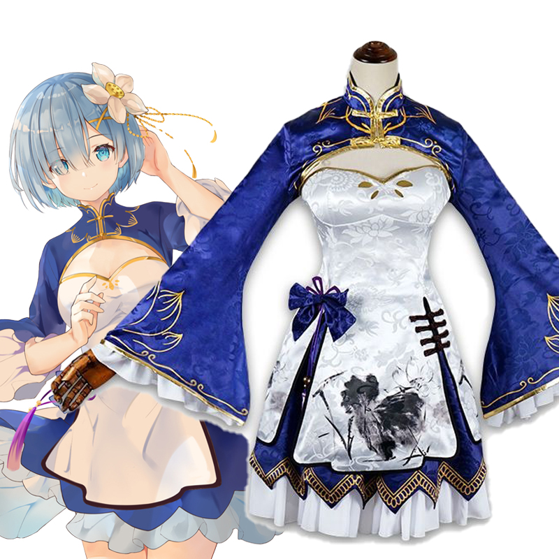 Rem Ram Cosplay Cheongsam Anim - Japanese Women Lifestyle recensione e prezzo